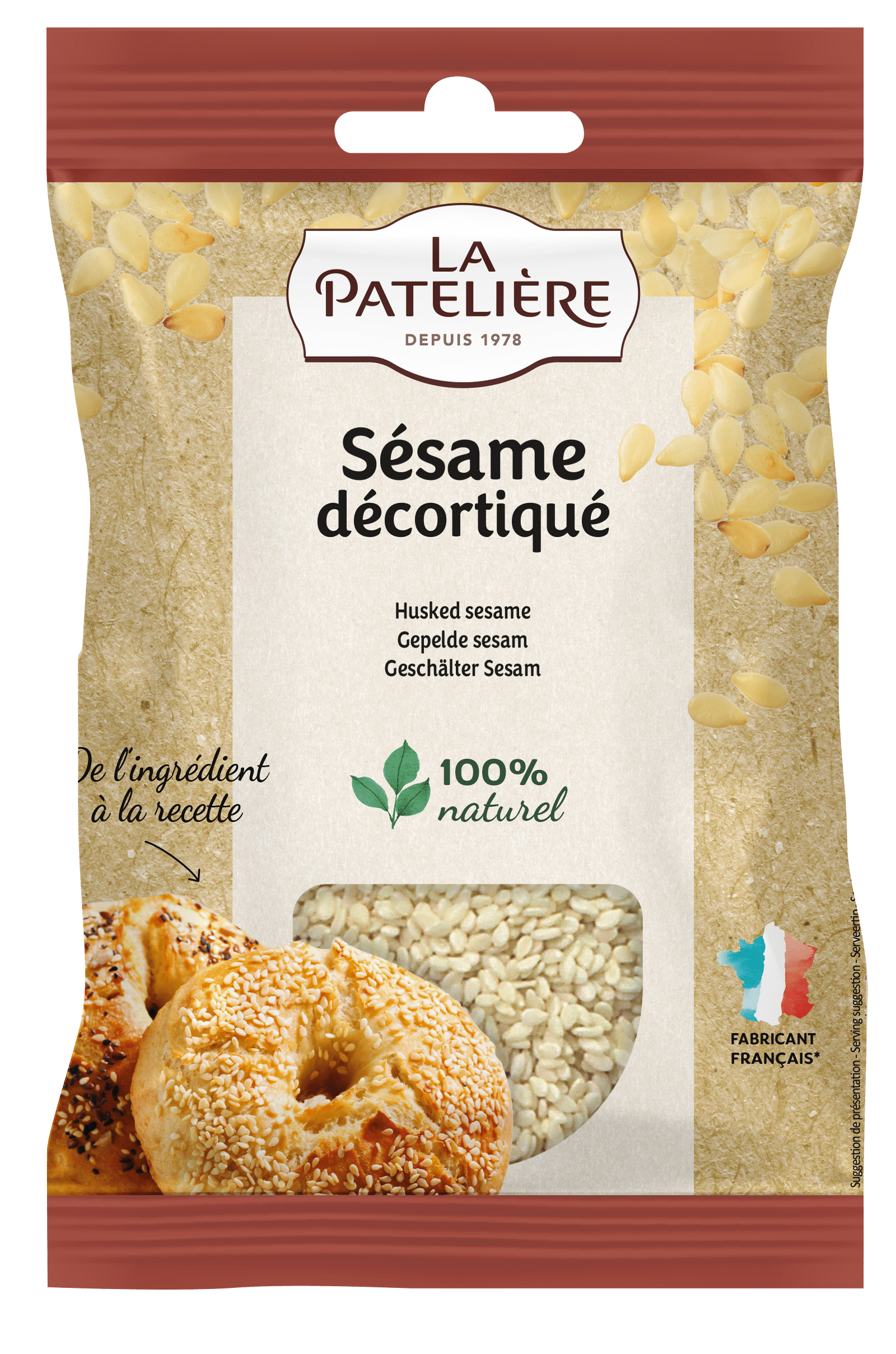 La Patelière Graines de sésame cuisine sucré salé fibres
