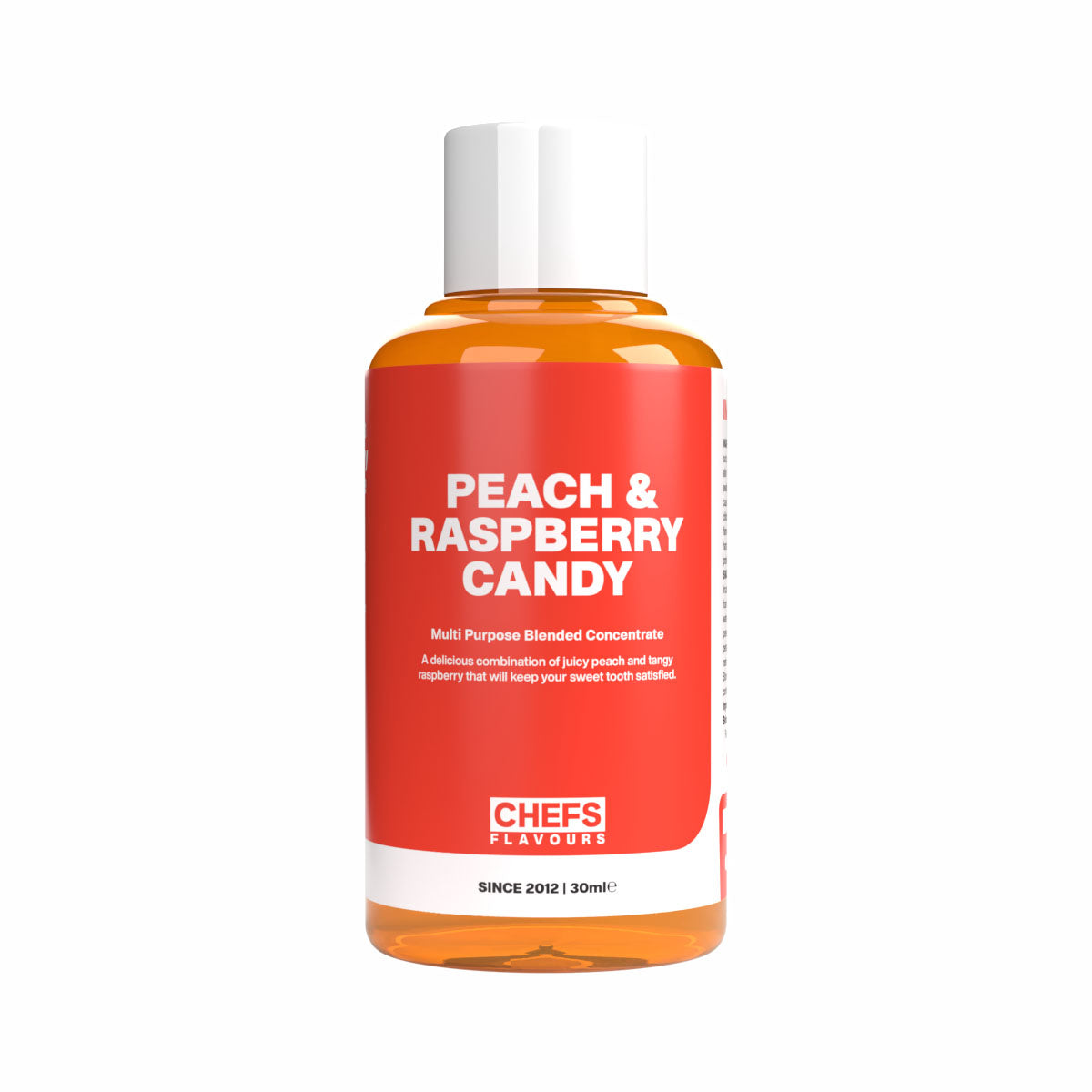 Chefs Flavours Peach & Raspberry Candy arôme 30ml bonbon