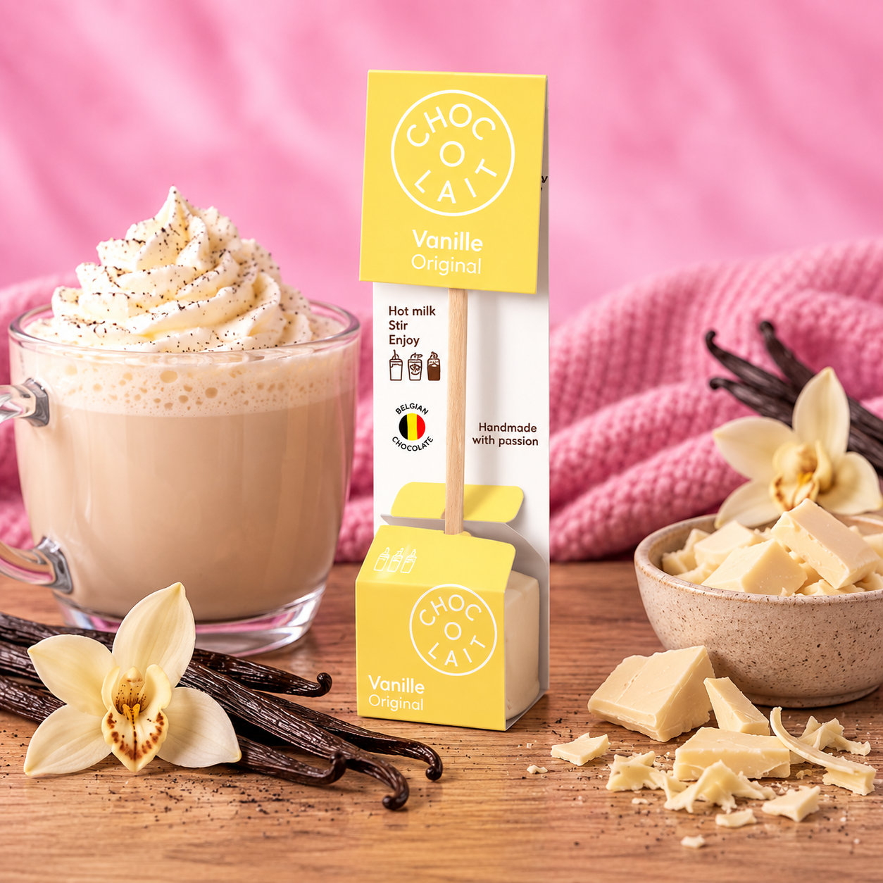 La fée de la gourmandise Cuillère Chocolat Chaud Vanille 33 g