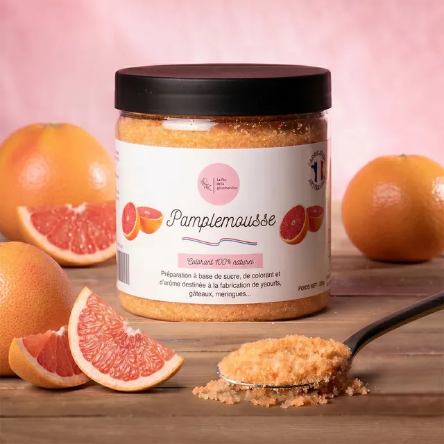 La fée de la gourmandise Pamplemousse sucre aromatisé 250g