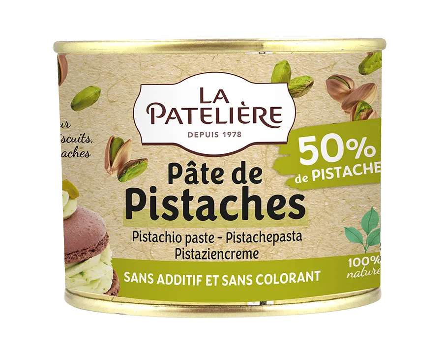 La Patelière Secrets Pâte de pistache sans arôme goût intense