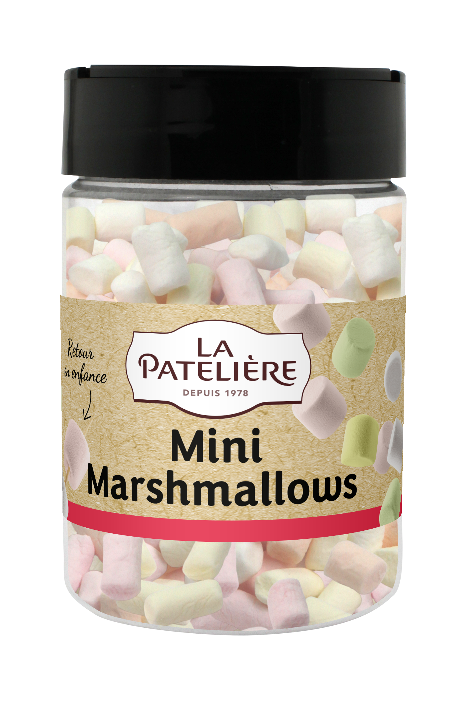 La Patelière Décors et bougies mini marshmallows guimauve douce