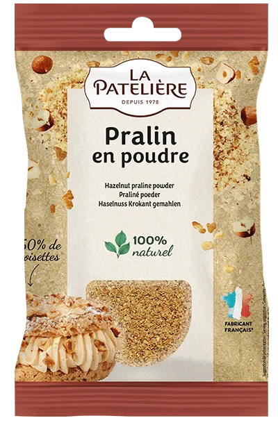 La Patelière Praline poudre pour desserts et pâtisserie