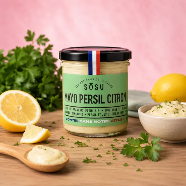 La fée de la gourmandise Persil Citron mayonnaise 140g