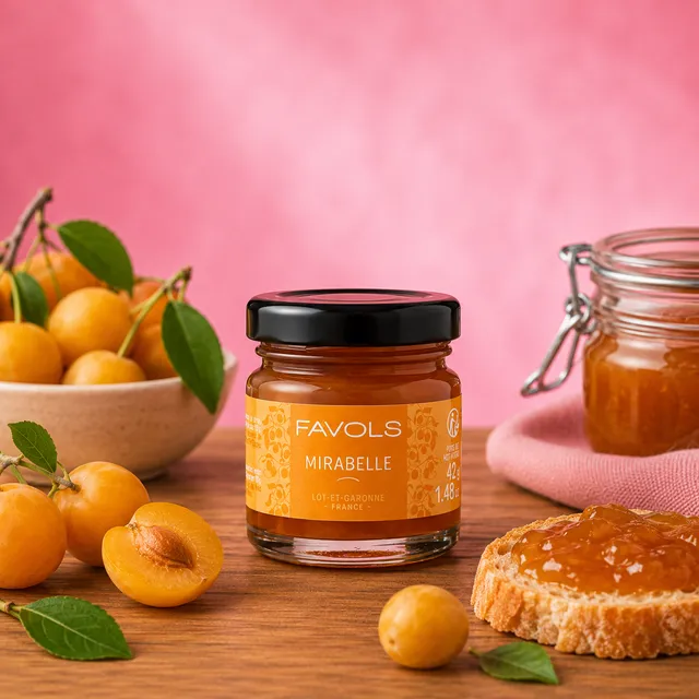 La fée de la gourmandise confiture mirabelle Lorraine 42g