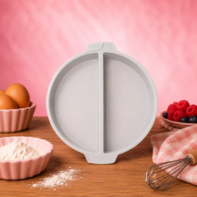 La fée de la gourmandise Moule Silicone Gâteau Duo double cuisson
