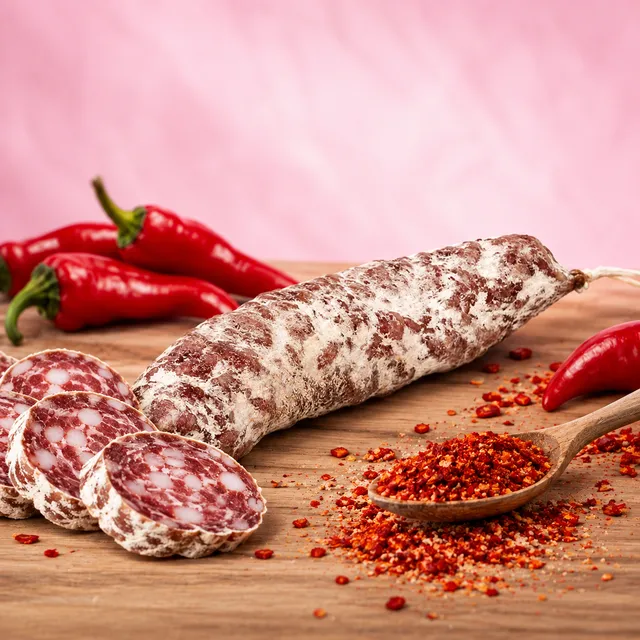 La fée de la gourmandise Saucisson piment d'Espelette sec 170 g