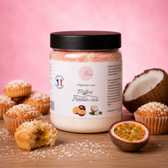 La fée de la gourmandise Muffins passion coco préparation