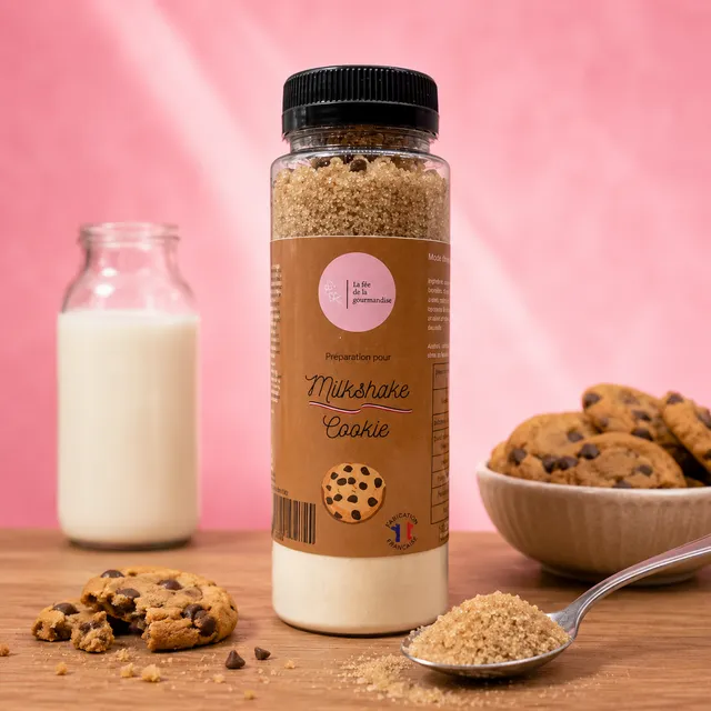 La fée de la gourmandise Milkshake Cookie chocolat 125 g