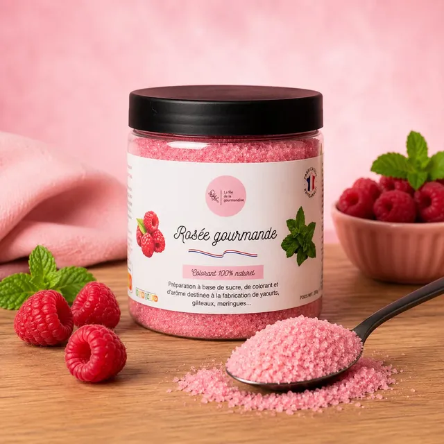 La fée de la gourmandise Rosée gourmande sucre 250 g