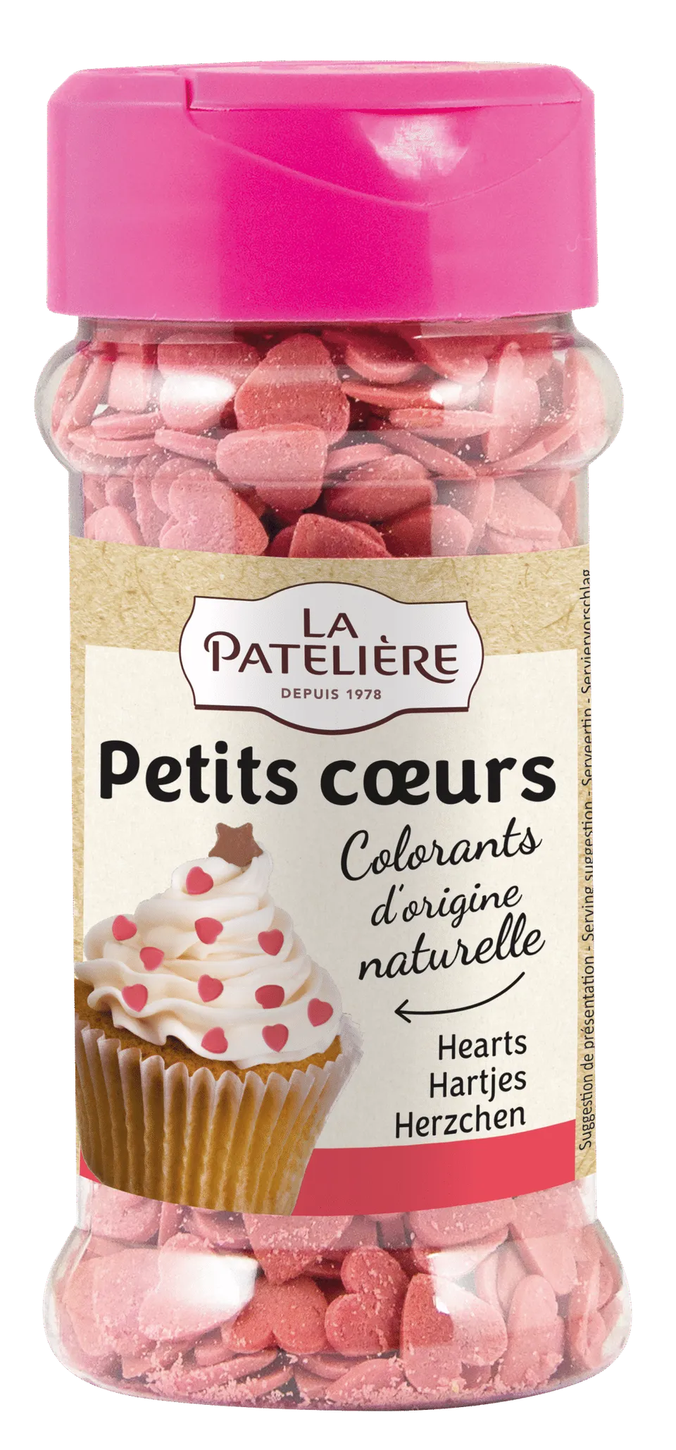 La Patelière Secrets coeurs en sucre décor naturel