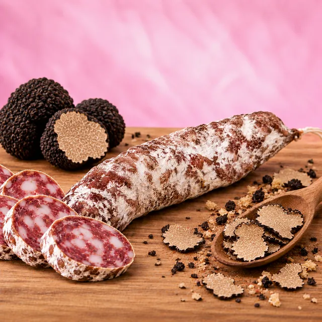 La fée de la gourmandise Saucisson Truffe 170 g sec