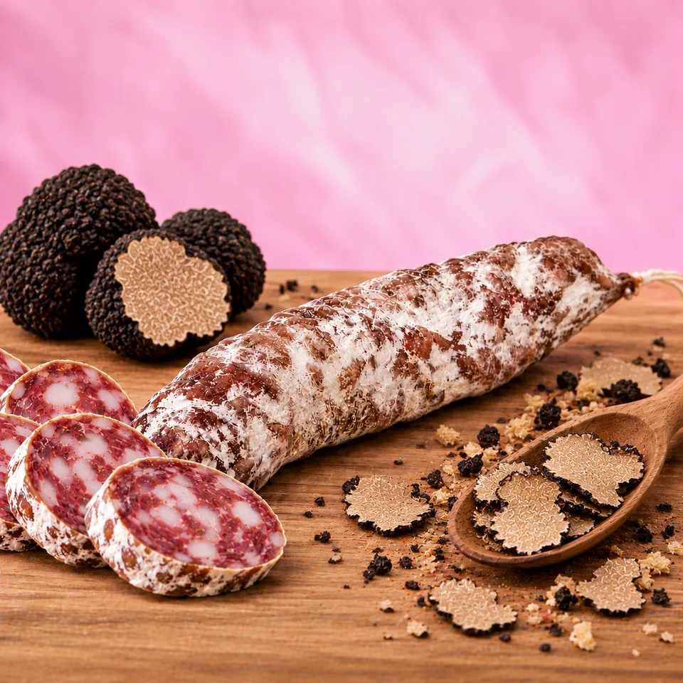 La fée de la gourmandise Saucisson Truffe 170 g sec