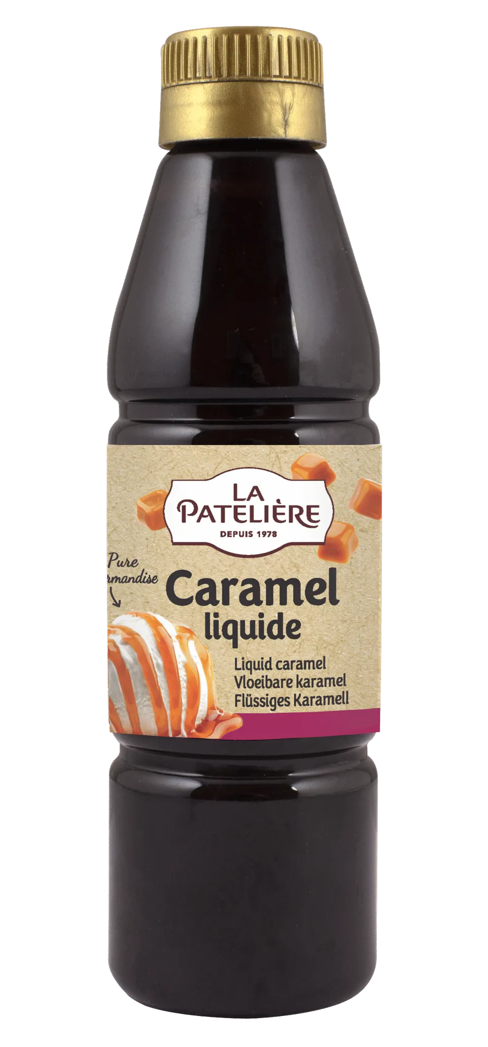 La Patelière Caramel liquide nappage prêt à l'emploi