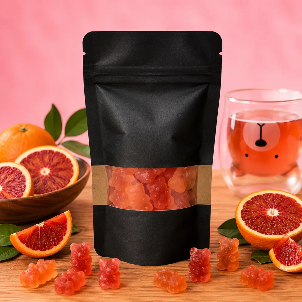 La fée de la gourmandise Oursons Infusion orange sanguine à infuser