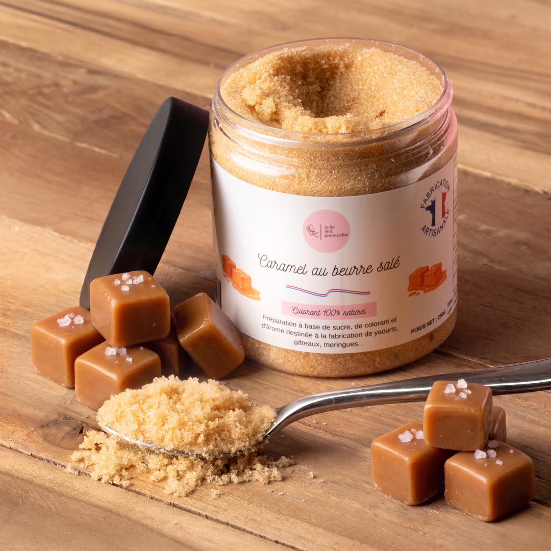 La fée de la gourmandise Caramel Beurre Salé sucre 50g