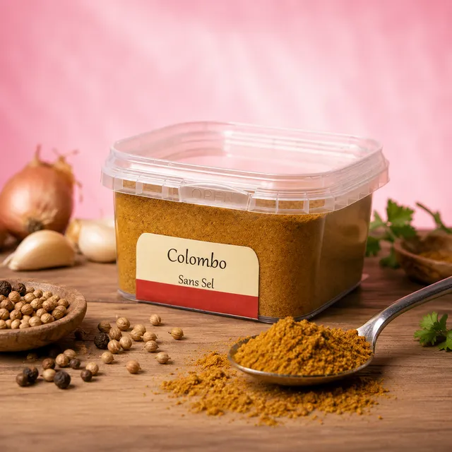 La fée de la gourmandise Sels aromatisés Épices Colombo 100G sans sel
