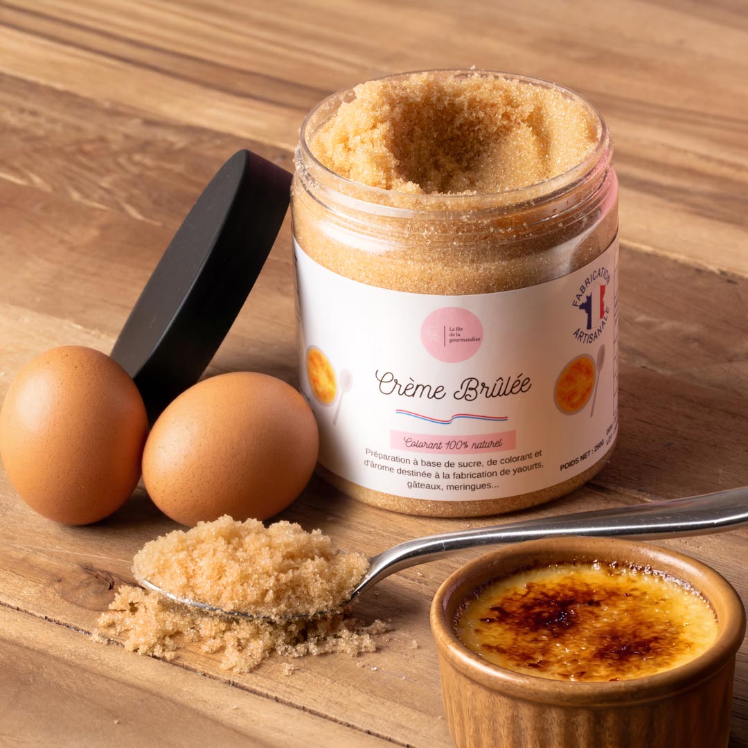 La fée de la gourmandise Sucres aromatisés crème brûlée Baby 50G