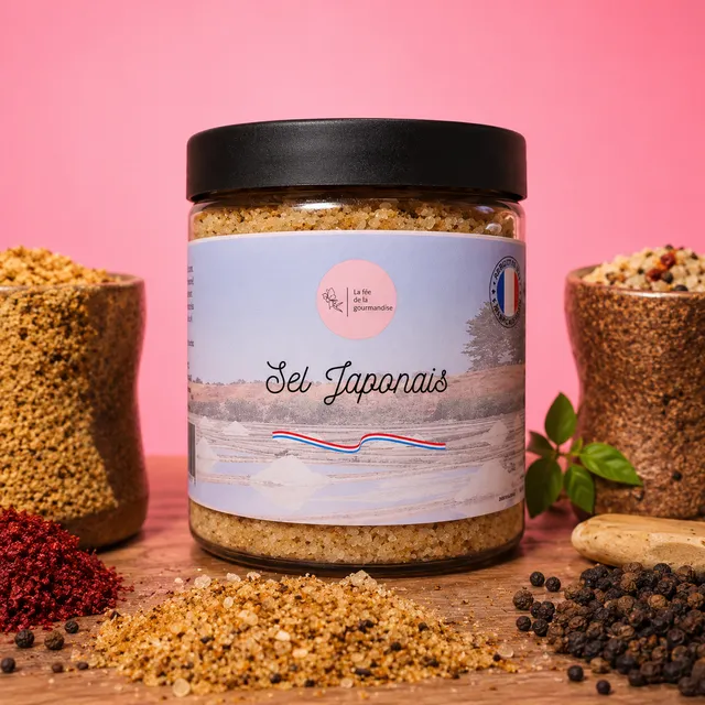 La fée de la gourmandise Japonais sel aromatisé 250g umami soja