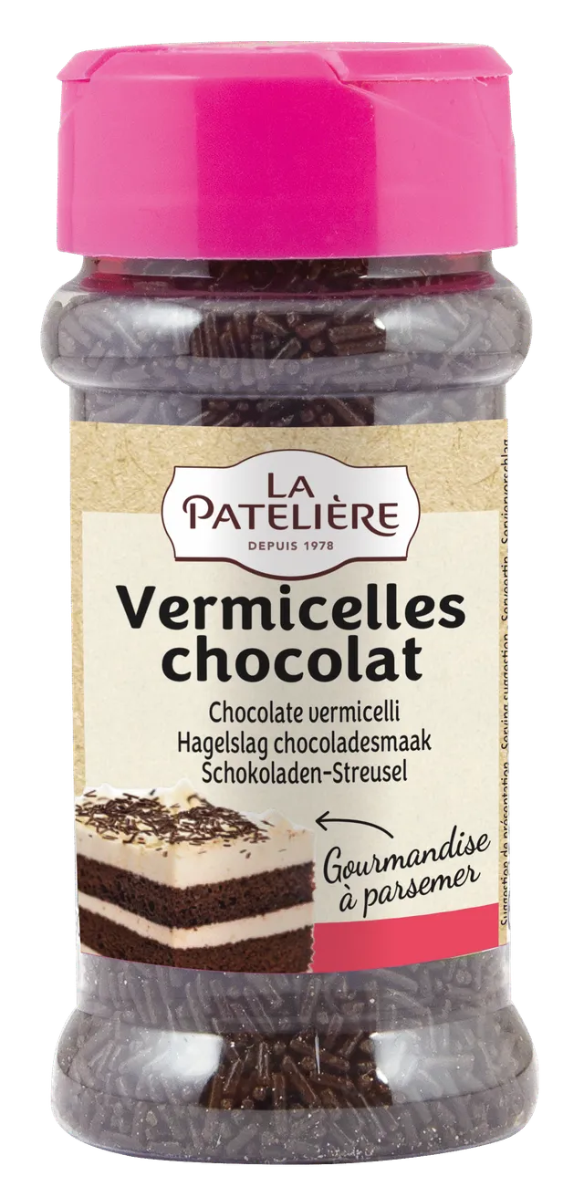 La Patelière Chocolats vermicelles chocolat décor