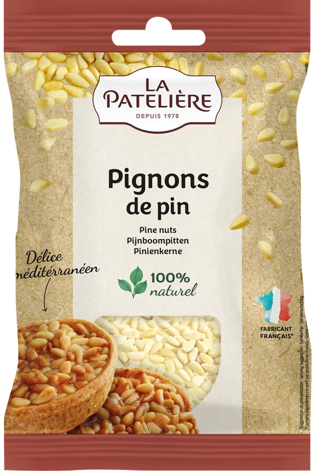 La Patelière Fruits secs pignons de pin prêts à l'emploi