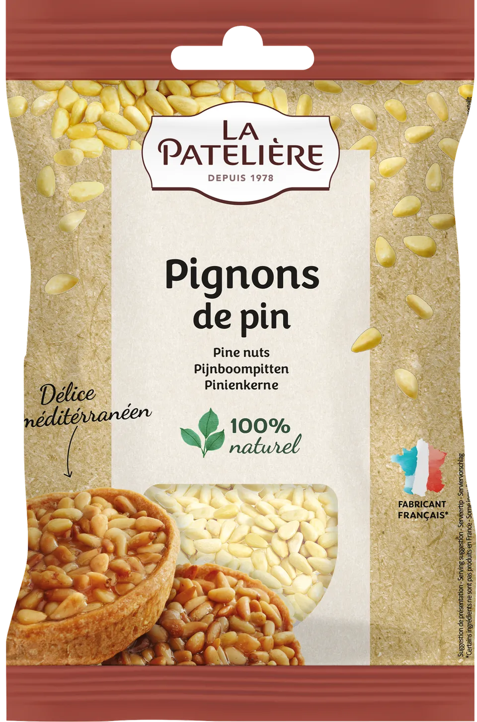 La Patelière Fruits secs Pignons de pin prêts à l’emploi